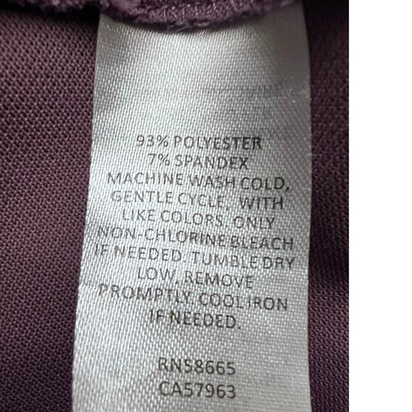 Nordstrom Polo Shirt Men’s Large Wine Purple Short Sleeve Collared Golf Fall - Picture 4 of 5